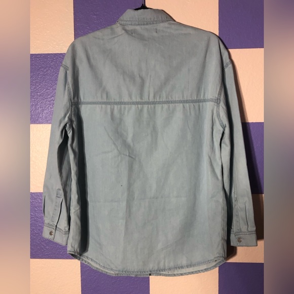 NWT Mavi Oversized Fit Denim Livia Shirt - Size S - Picture 2 of 3